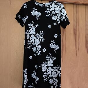 Black Floral Dress